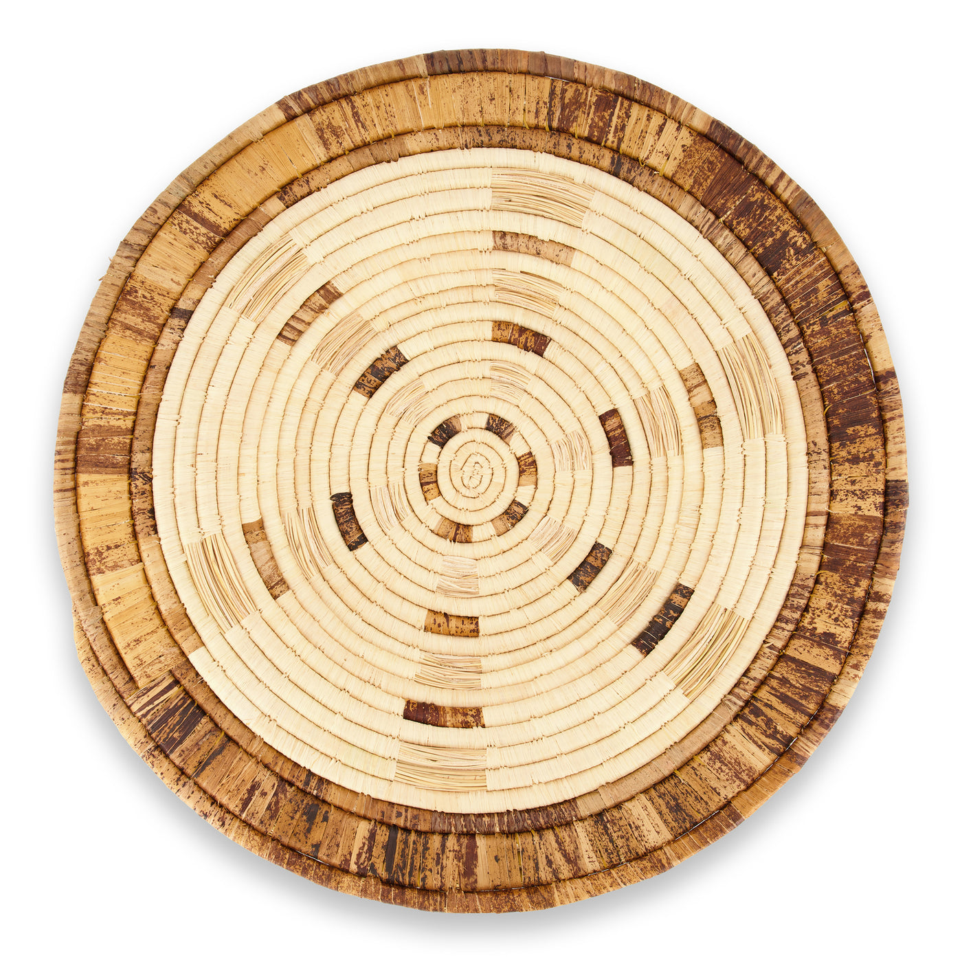 Town Square Wall Plate - 21" Bark Grains