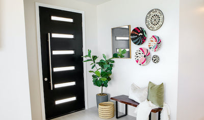 Refresh your Entrance with KAZI Artisanal Woven Entryway Decor