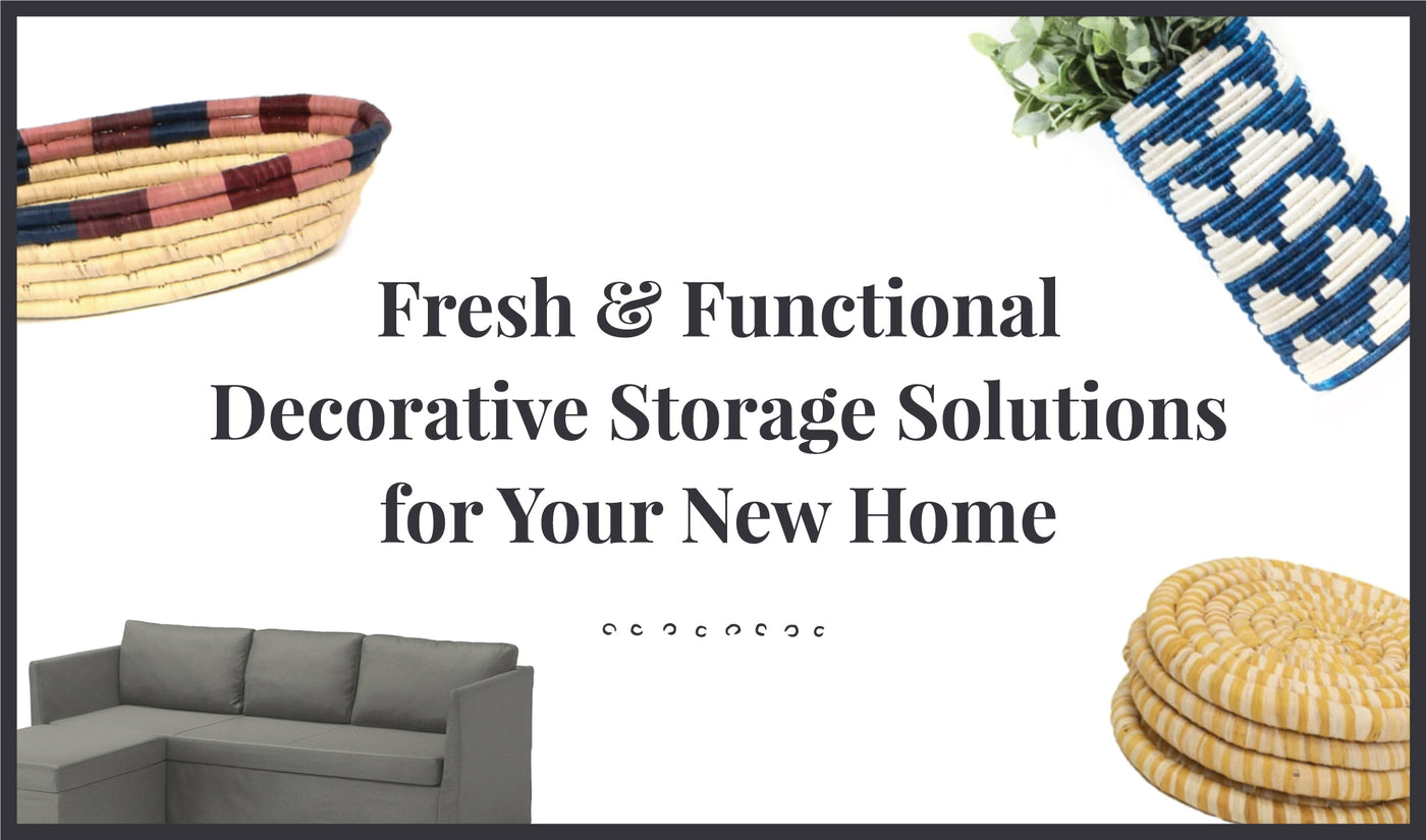 Fresh & Functional Decorative Storage Solutions for Your New Home