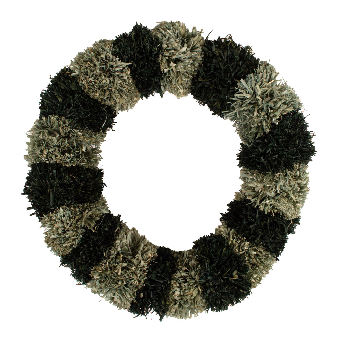 Holiday Wreath - 20" Green Fringe