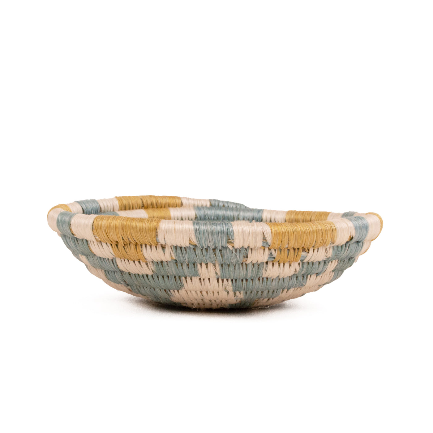 Coastal Woven Bowl - 6" Soft Gold