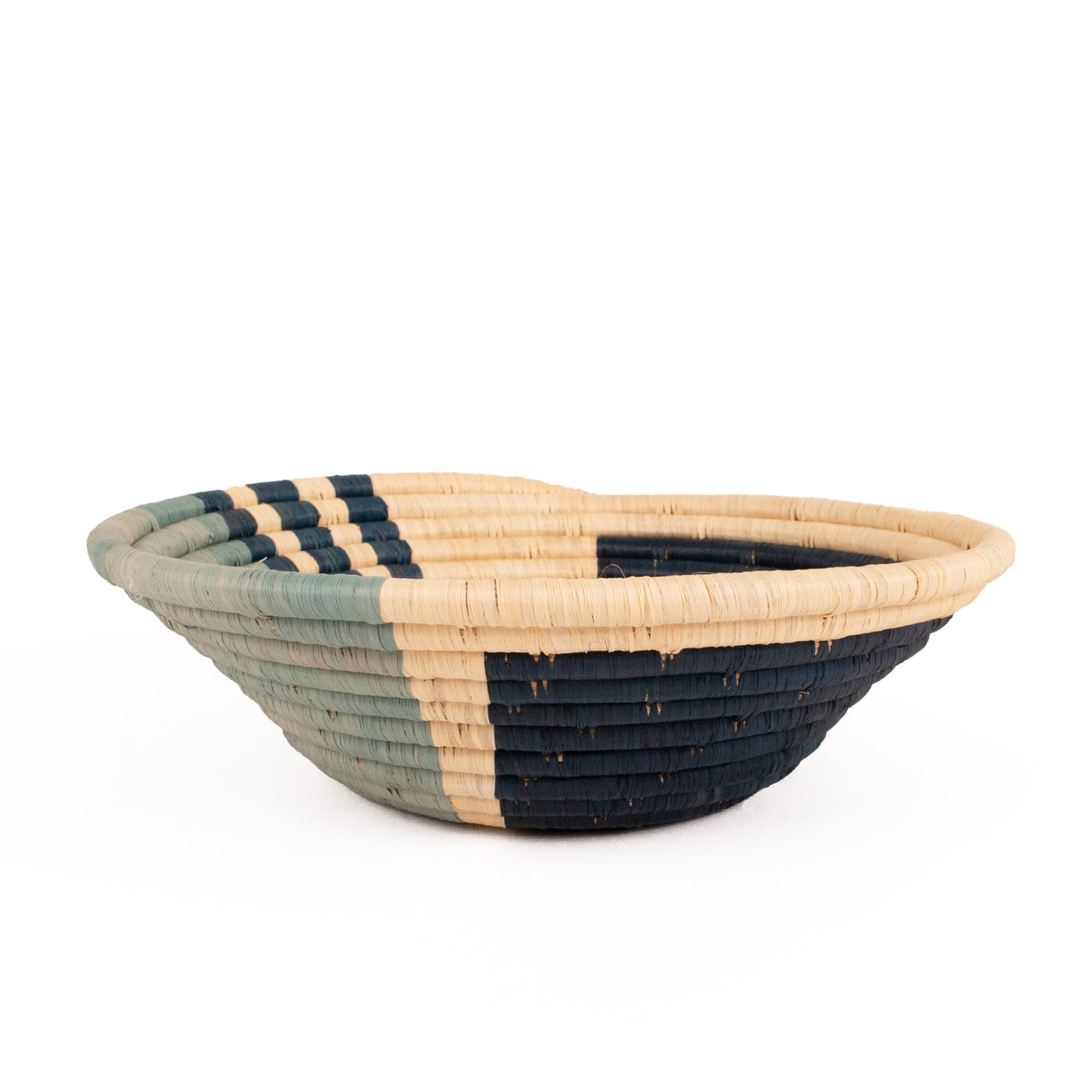 Coastal Woven Bowl - 10" Lighthouse