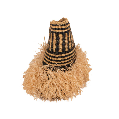 Modern Handbag - Raffia Fringe