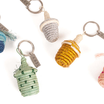 Woven Keychain - Gold