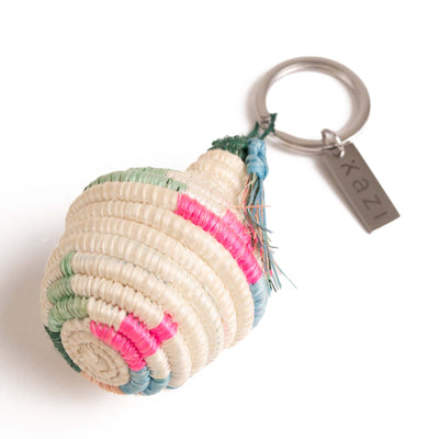 Woven Keychain - Multicolor Tassel
