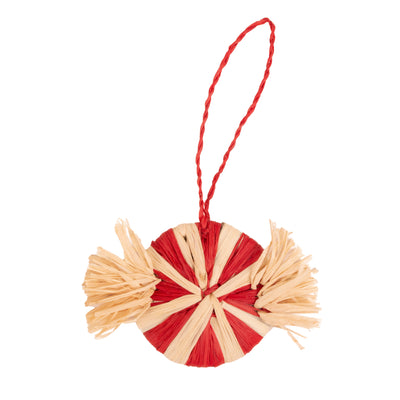 Peppermint Candy Ornaments, Set of 3