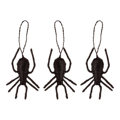 Woodland Ornaments - Spiders, Set of 3