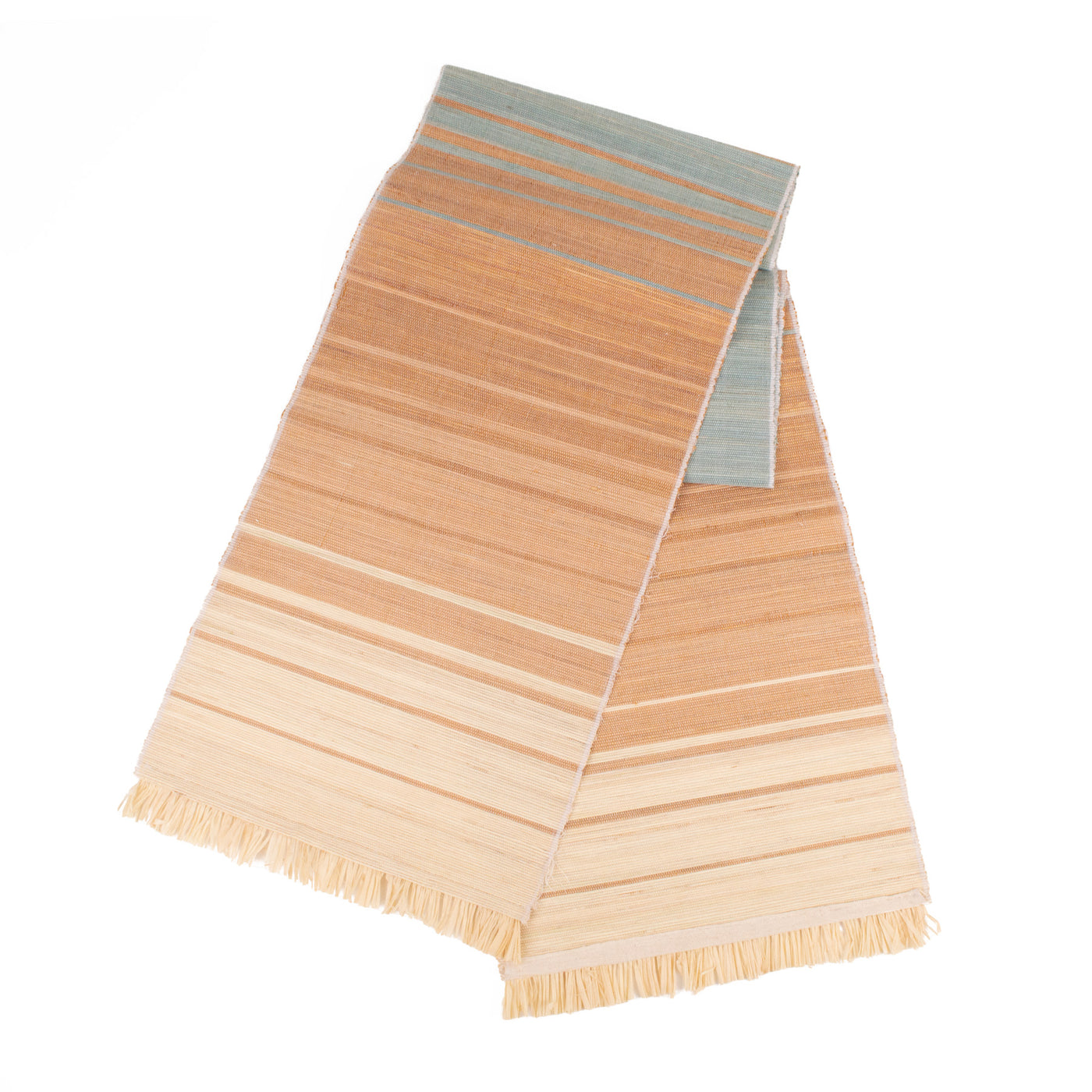 Woodland Table Runner - 72" Ombre Fringed