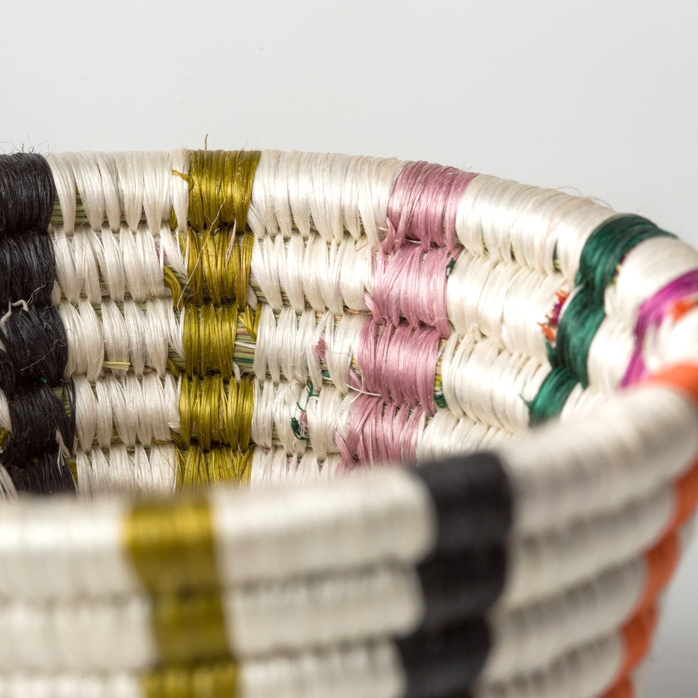 Tiny Striped Multicolor Neon Catch All