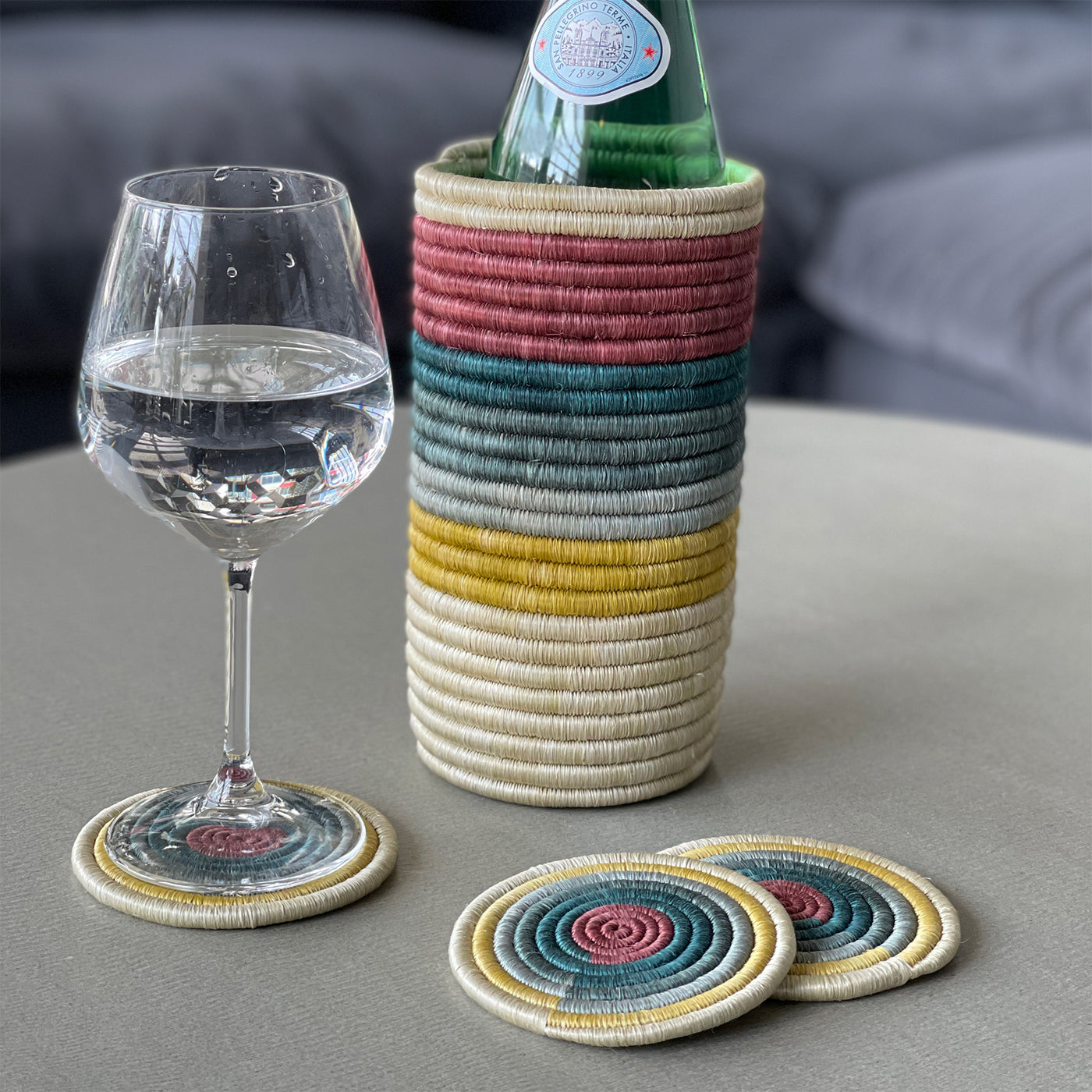 Nostalgia Woven Coasters - Bullseye (Set of 4)