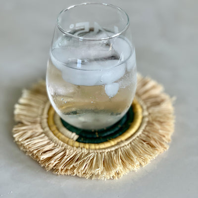 Nostalgia Woven Coasters - Fringed (Set of 4)