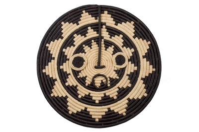 22" Sun Mask Wall Art Disc - KAZI