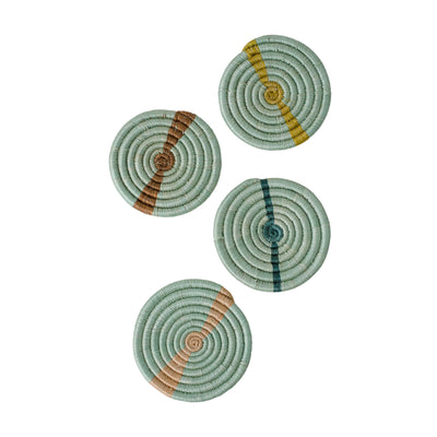 Restorative Coasters - Multicolor Seafoam, Set of 4