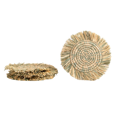 Town Square Coasters - Patina Fringe, Set of 4