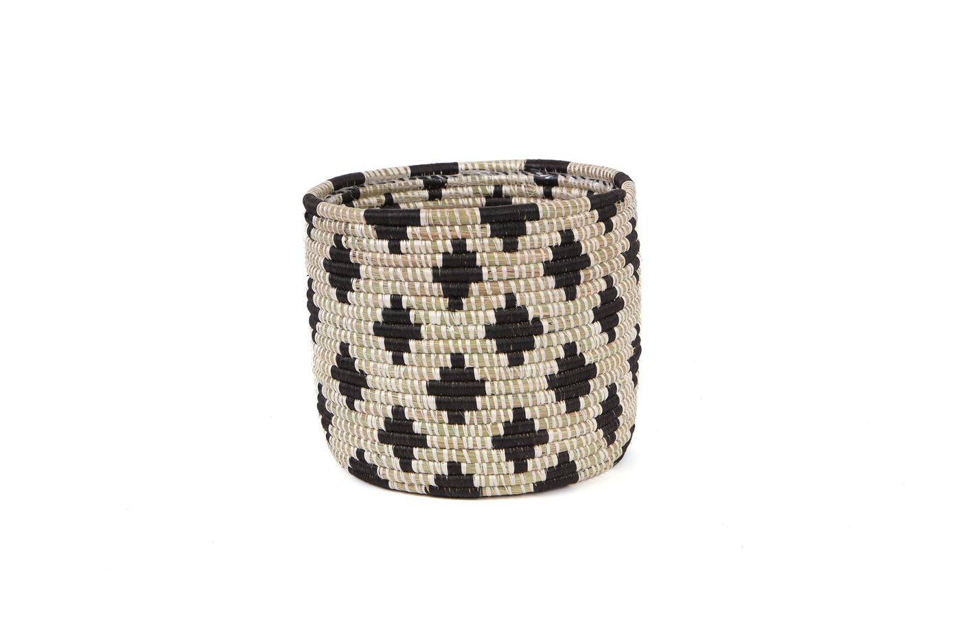 9" Large Black Planter 8.5" x 8" - KAZI