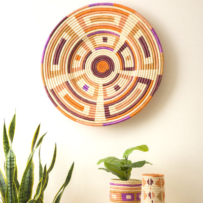 28" Extra Large Mora Woven Wall Art Plate