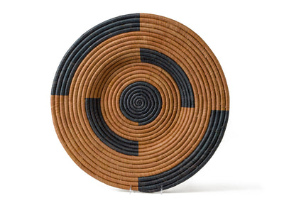 21" Large Lola Woven Wall Art Plate - KAZI
