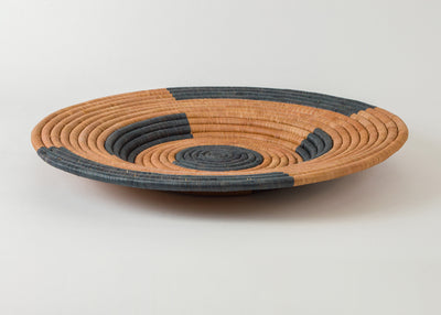 21" Large Lola Woven Wall Art Plate - KAZI