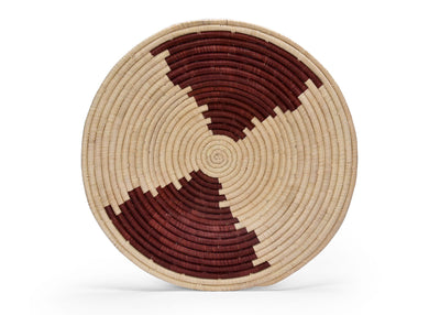 18" Copper Cuarto Woven Wall Art Plate - KAZI