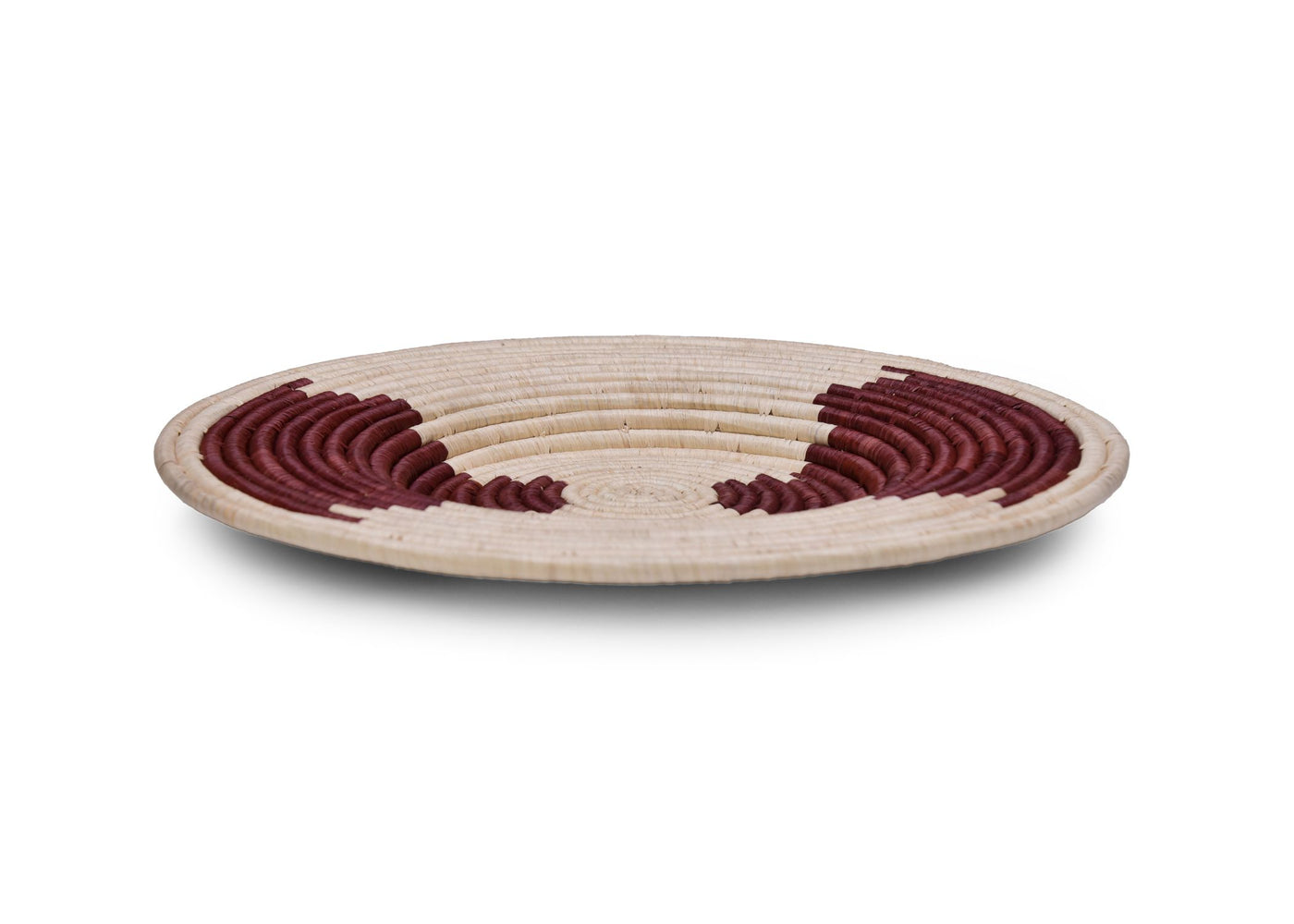 18" Copper Cuarto Woven Wall Art Plate - KAZI