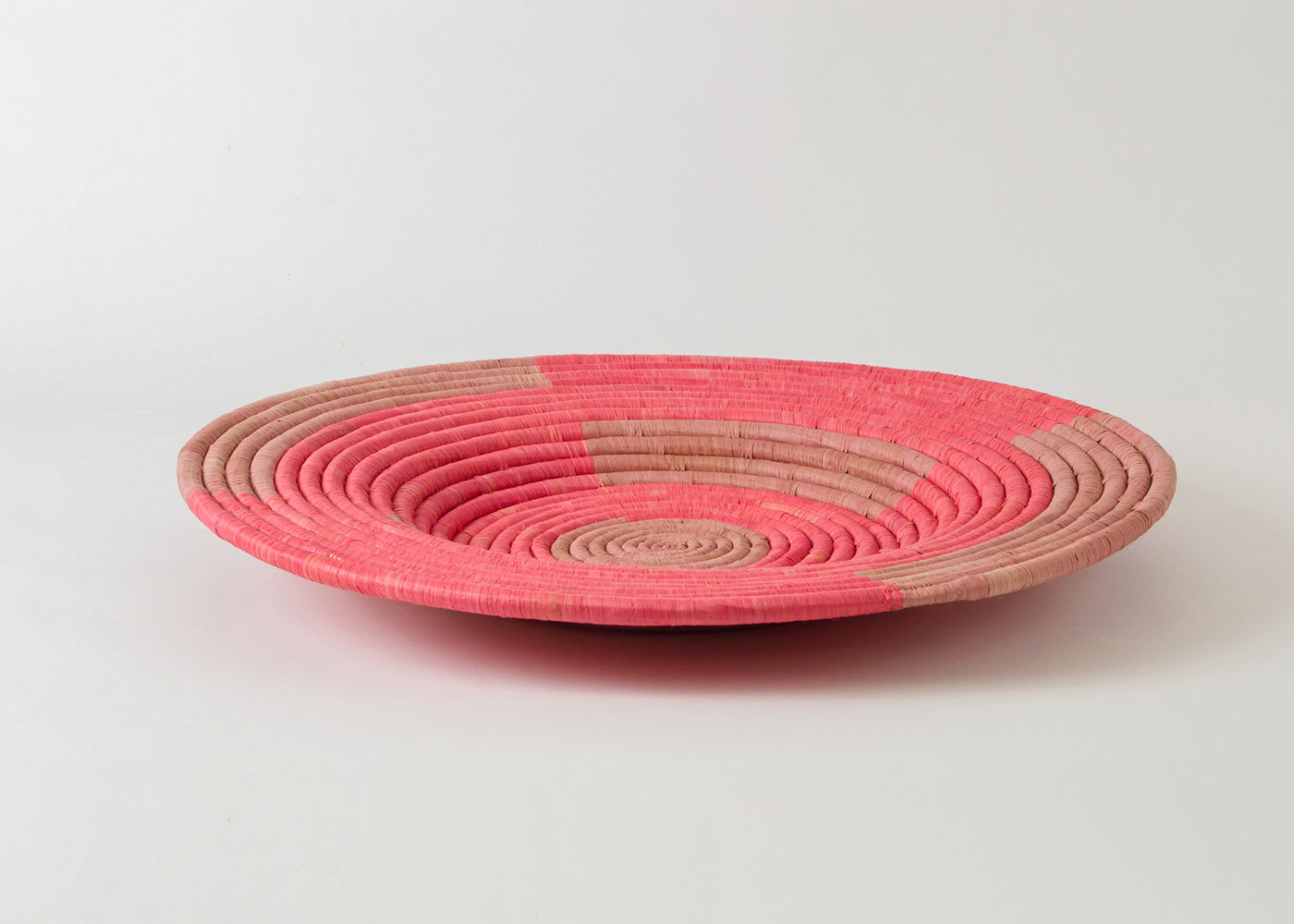 21" Large Rita Woven Wall Art Plate - KAZI