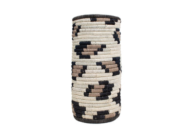 Animal Print Vase with Glass Insert - KAZI