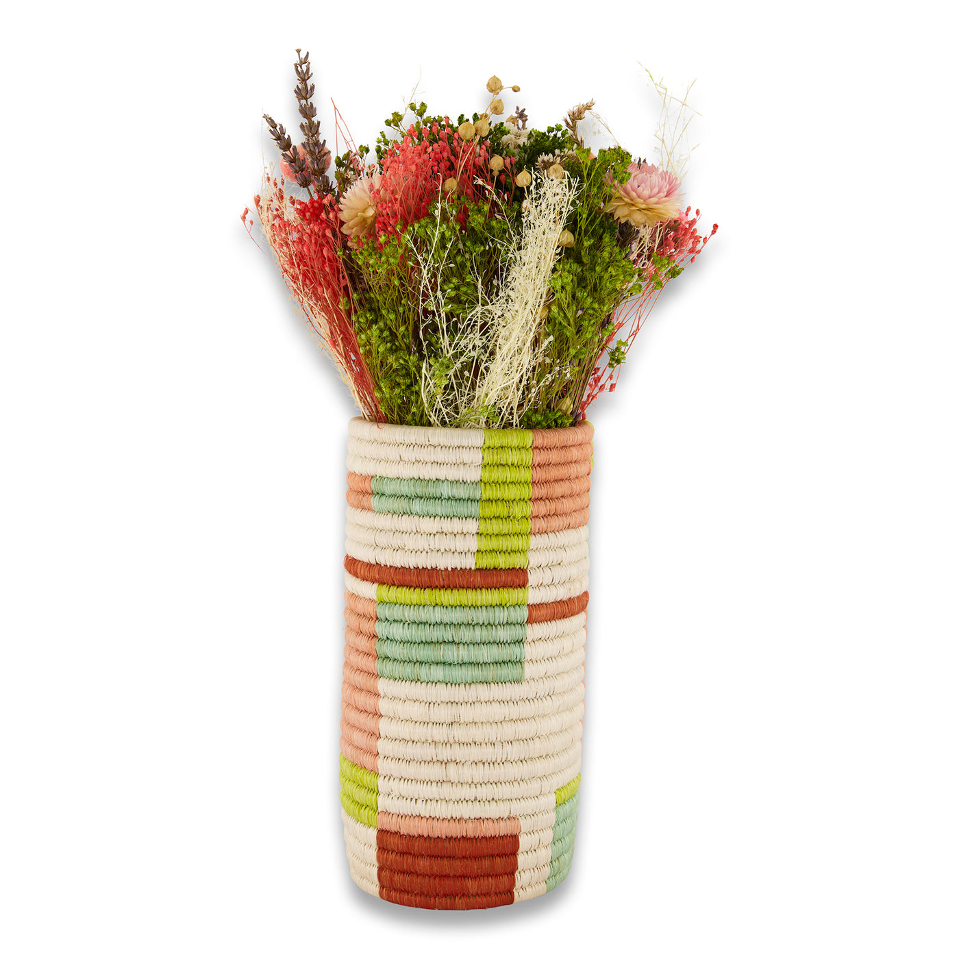 Town Square Vessel - 8" Patchwork Cylinder