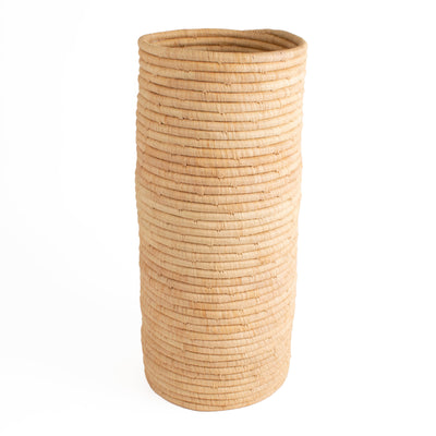 Neutral Vessel - 23.5" Cylindrical Vase