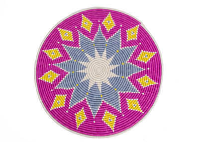 24" Jumbo Fuchsia Paradise Wall Disc - KAZI