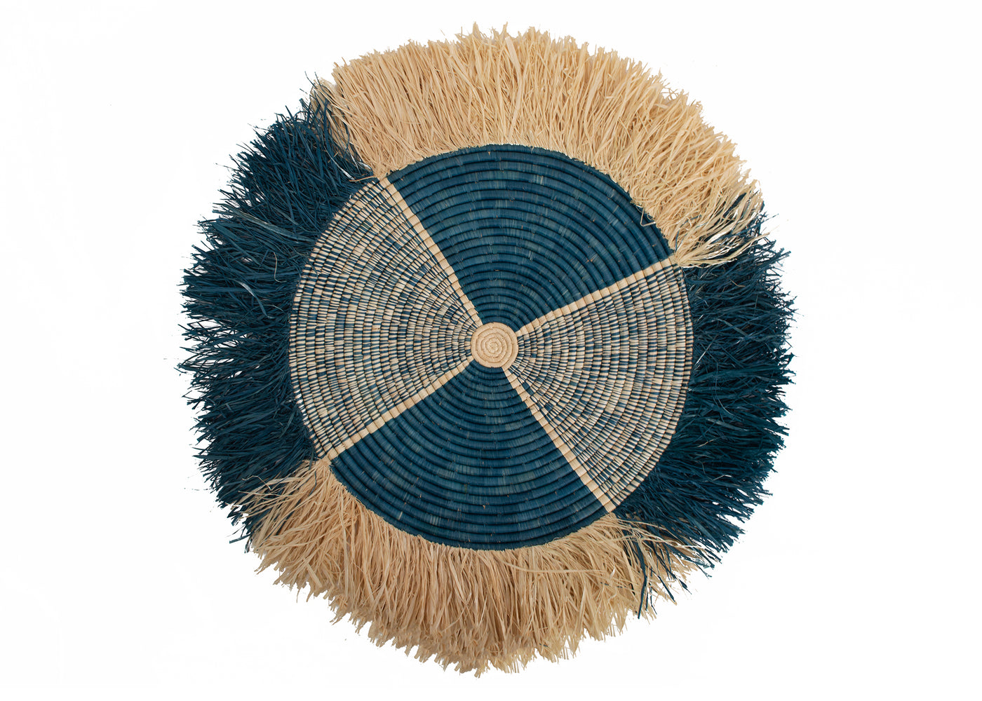 22" Large Vita Fringed Niagara Wall Disc - KAZI