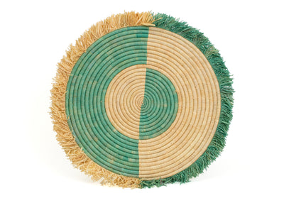 21" Large Bermuda Fringed Wall Disc II - KAZI