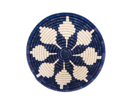 10" Medium Blue Night Round Basket - KAZI