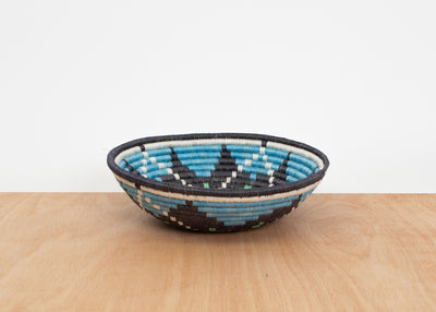 12" Large Arctic Blue Tumaini Bowl - KAZI