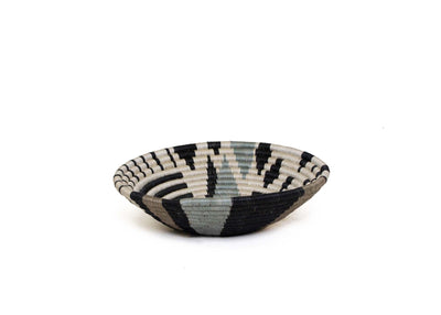 12" Large Slate Biko  Round Basket - KAZI