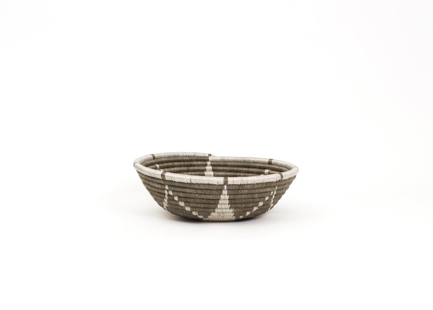 12" Large Light Taupe Jua Round Basket - KAZI