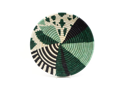 12" Large Ivy Biko Round Basket - KAZI