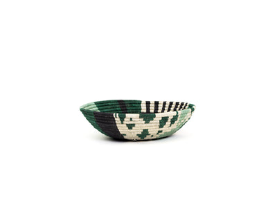 12" Large Ivy Biko Round Basket - KAZI
