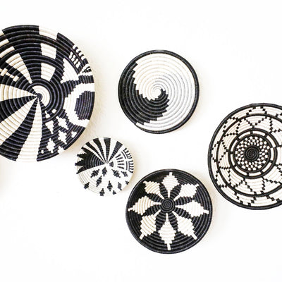 10" Medium Black Hope Round Basket
