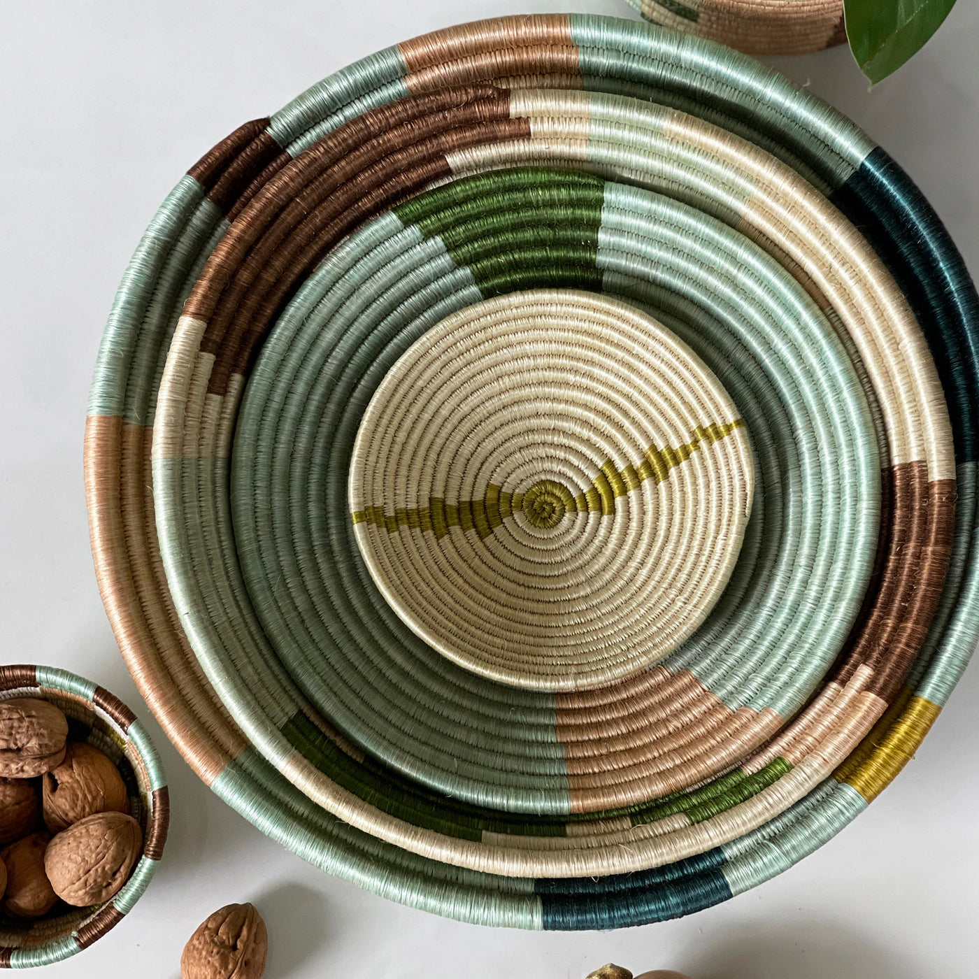 Restorative Woven Bowl - 10" Apricot & Olive
