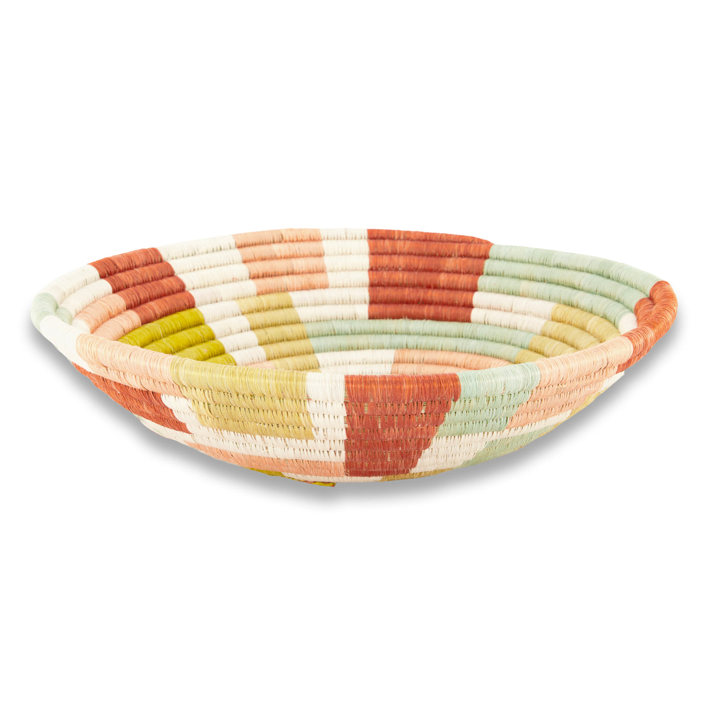 Town Square Woven Bowl - 12" Patchwork