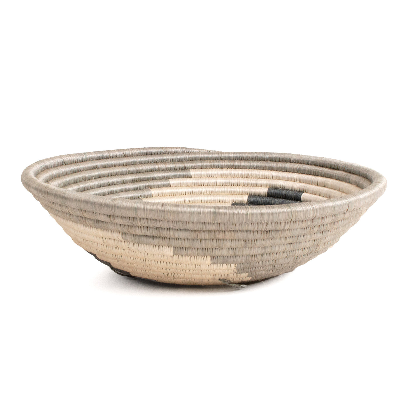 Stone Woven Bowl - 12" Mineral