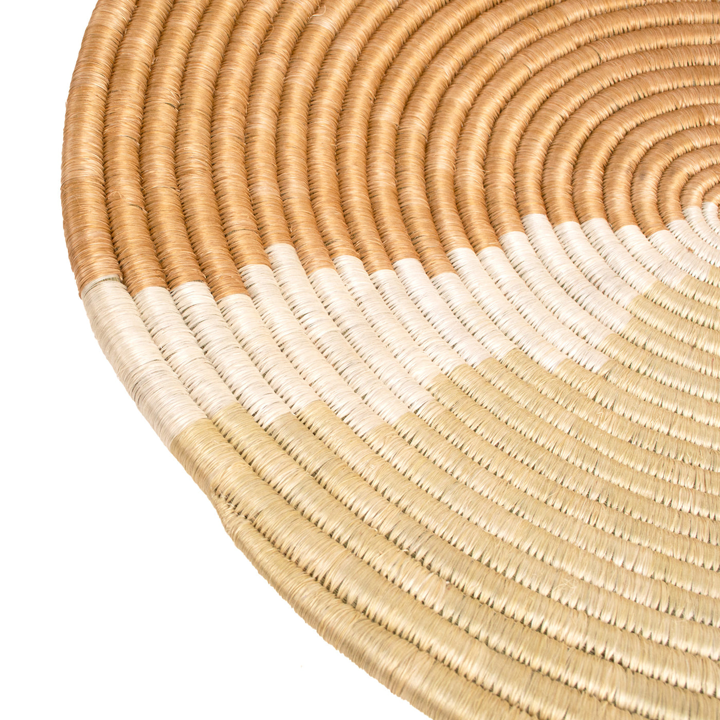 Sand Woven Bowl - 21" Refined