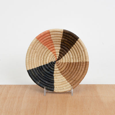 Petite Salon Woven Bowl - 6" Peach Wheel