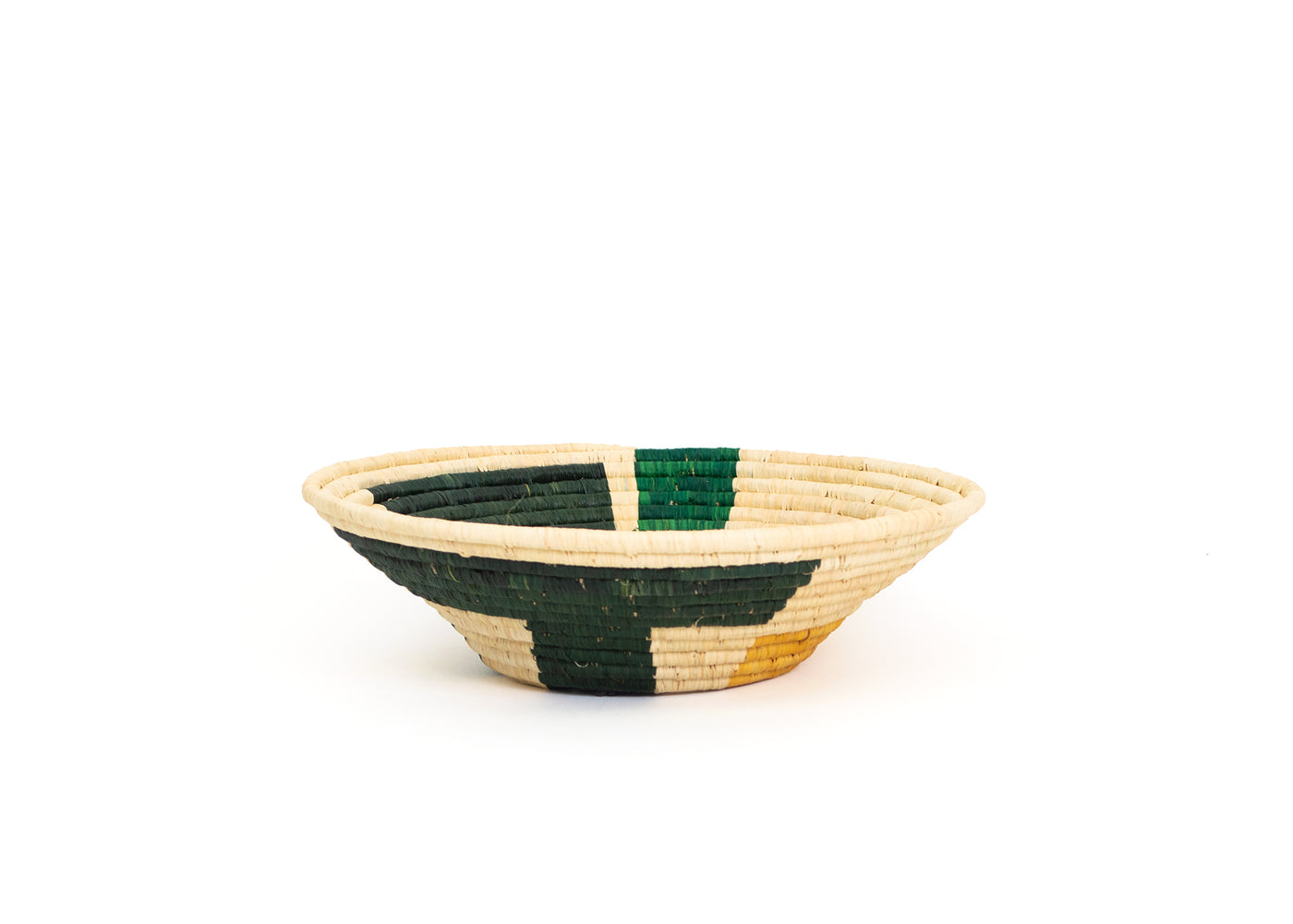 12" Large Forest Bud Maze Round Basket - KAZI