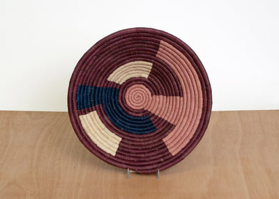 12" Large Blossom Maze Round Basket - KAZI