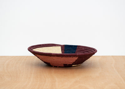 12" Large Blossom Maze Round Basket - KAZI