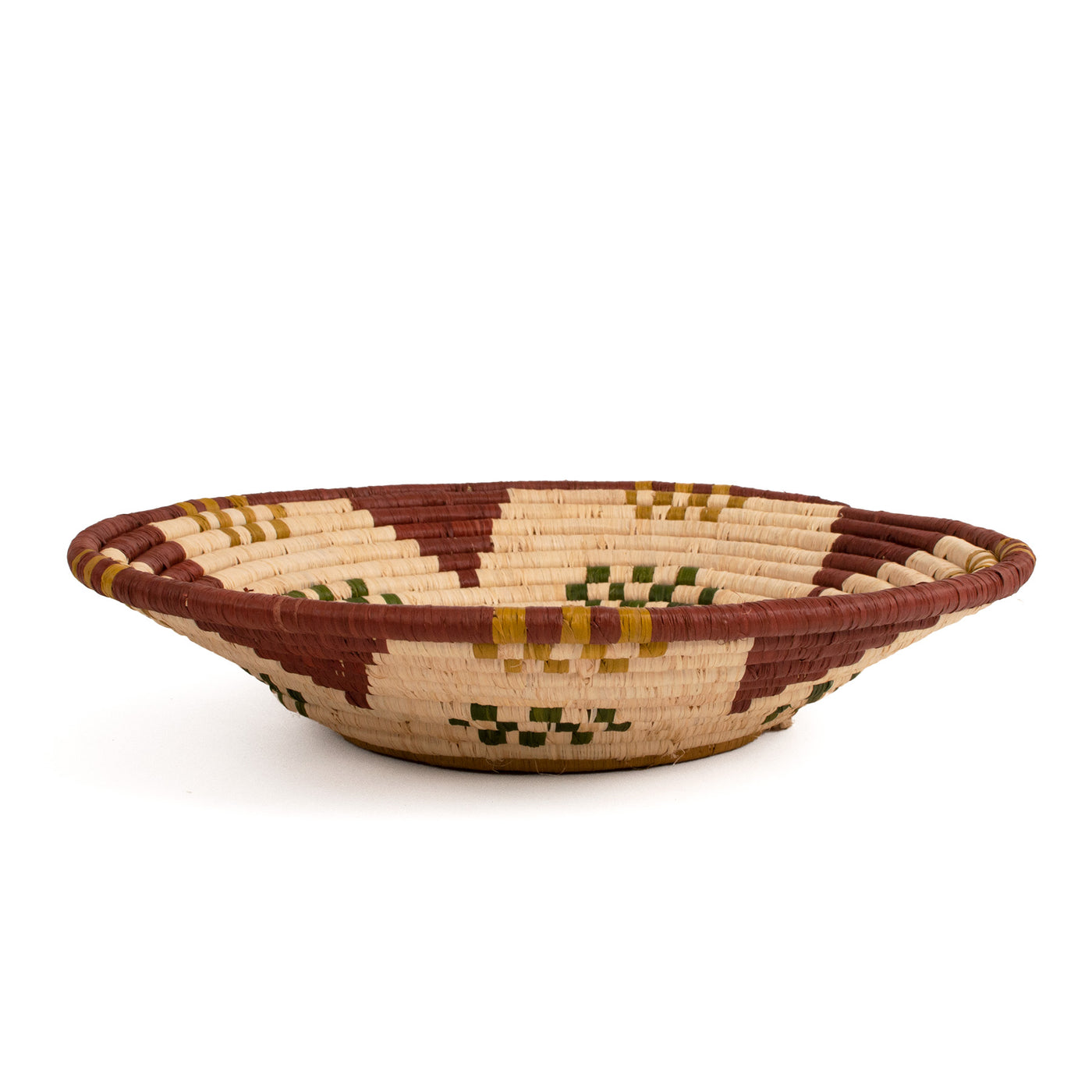 Earthen Craft Woven Bowl - 10" Roots