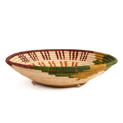 Earthen Craft Woven Bowl - 12" Roots