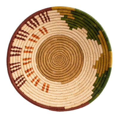 Earthen Craft Woven Bowl - 12" Roots
