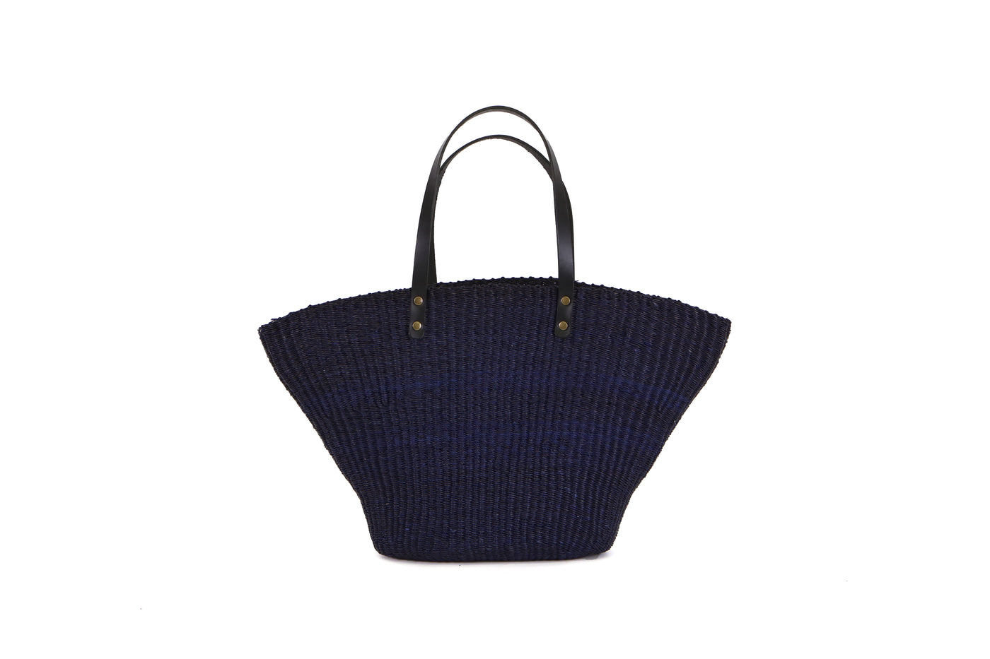 Navy Grass Large Tote Bag - KAZI